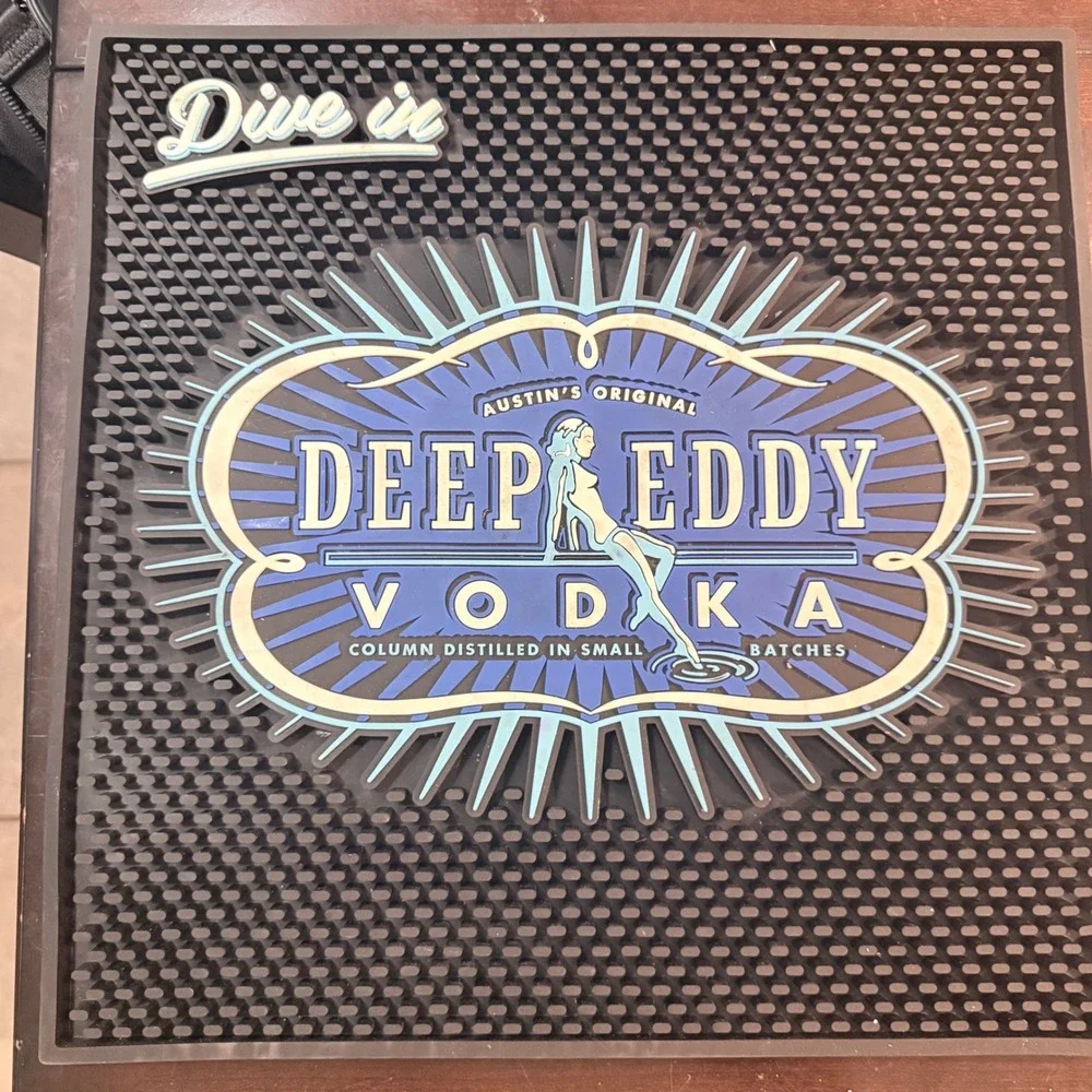 Deep Eddy Vodka Dive In Rubber Bar‎ Mat Spill Drip Mat 16